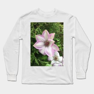 Pink Flower Long Sleeve T-Shirt